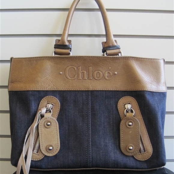 chloe denim bag